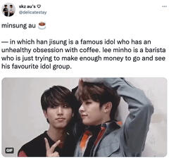 minsung idol x barista